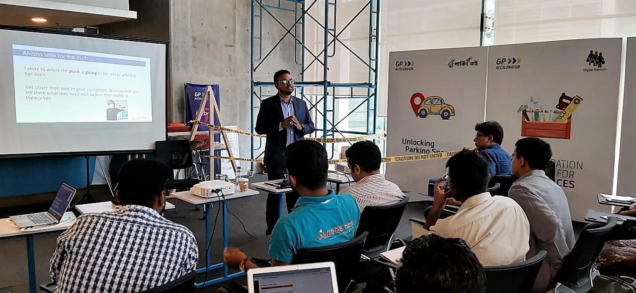 Zahedul Amin at GP Accelerator’s pre-acceleration program