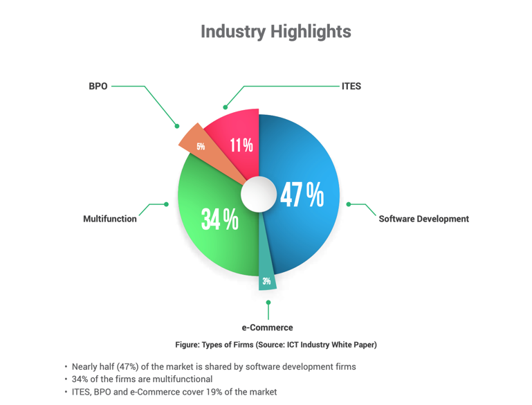 Types of firms in the IT sector of Bangladesh