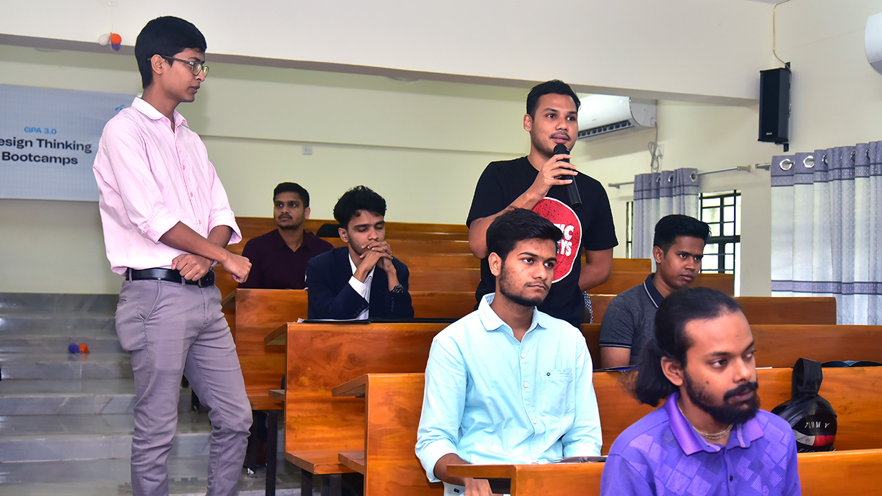 Participants at Grameenphone Accelerator Design Thinking Bootcamp in Rajshahi