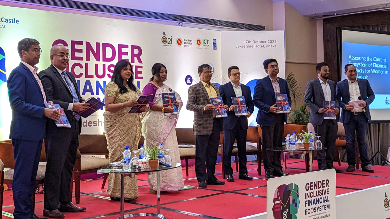 The event launched the report by LightCastle: “Assessing the Current Ecosystem of Financial Products for Women in Bangladesh”. 