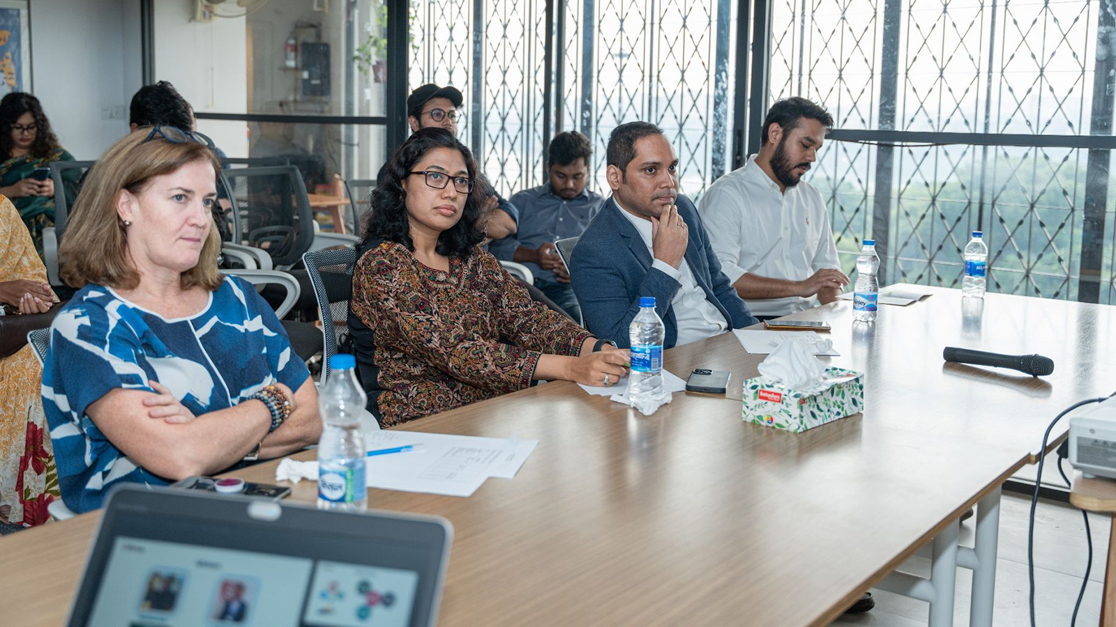 Bijon Islam Judging at the She Loves Tech 2022