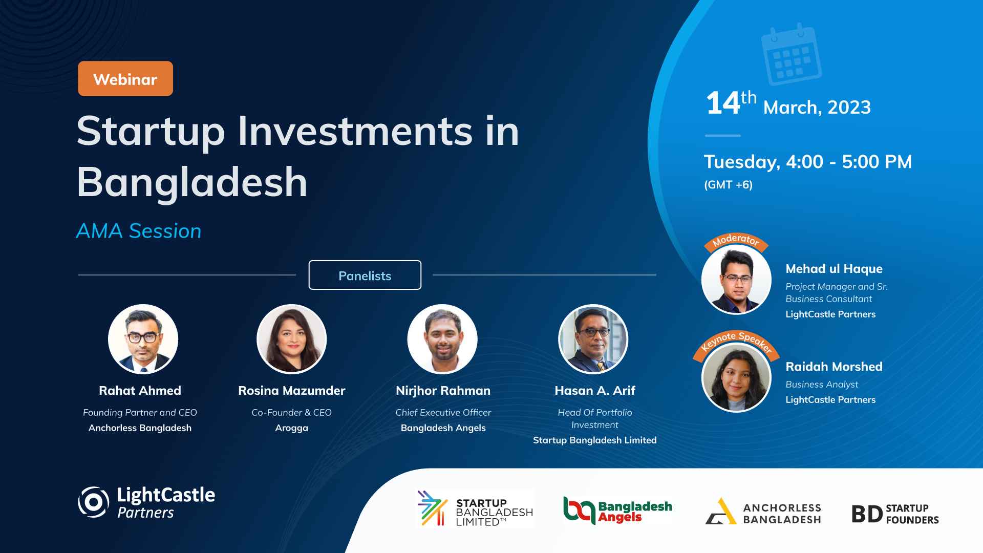 LightCastle Partners Organizes Virtual “Ask Me Anything” Session on Startup Investments in Bangladesh