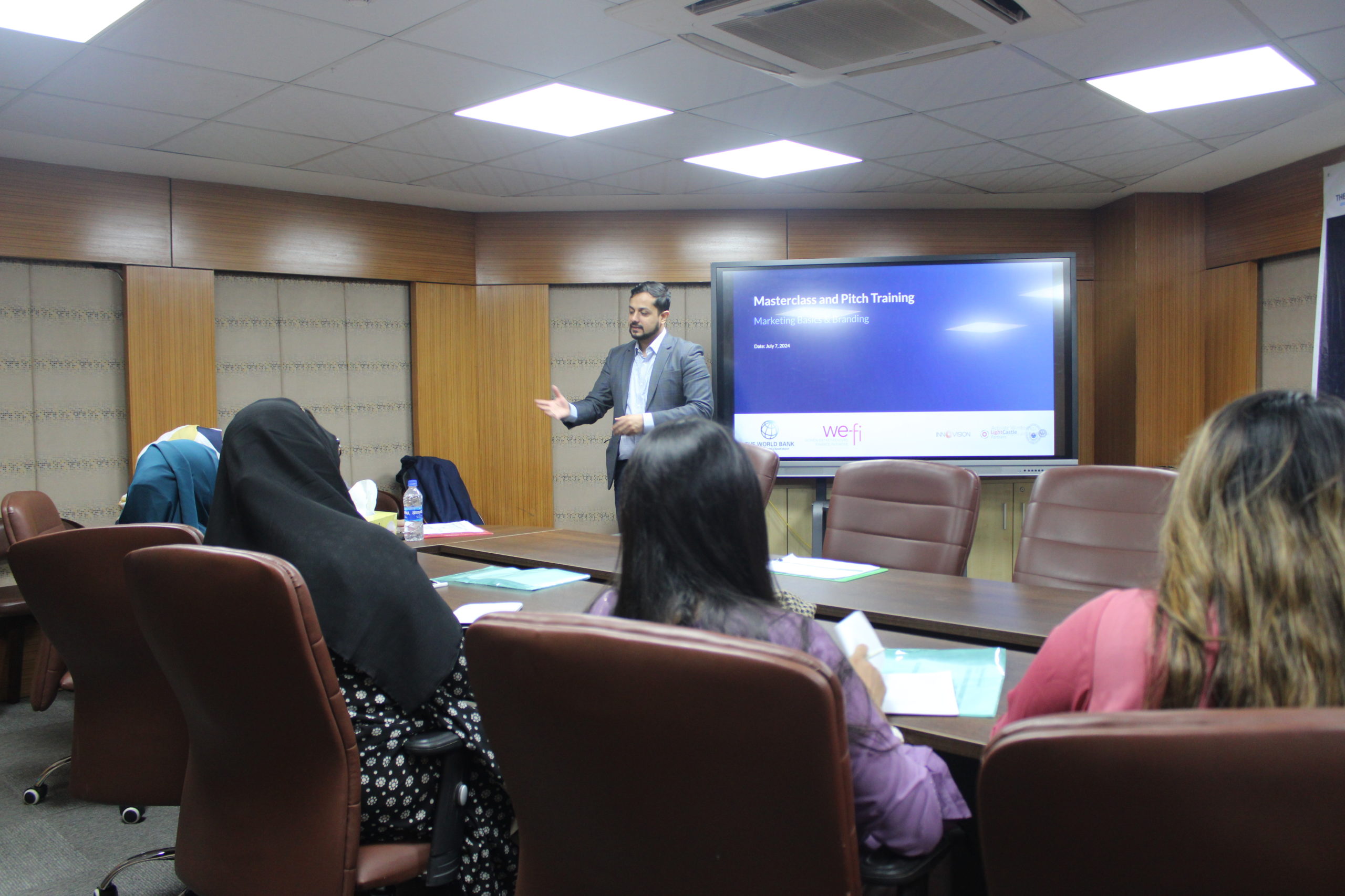 Omar Farhan Khan at the Executive Business Management training workshop