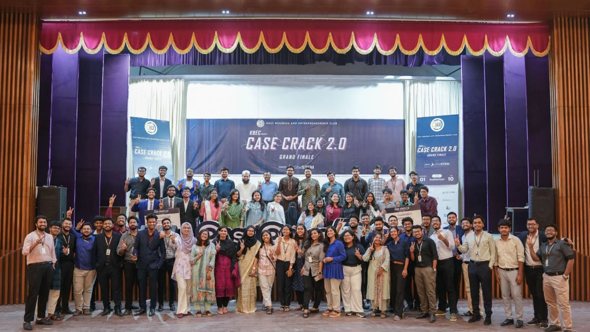 KUET Business and Entrepreneurship Club Wraps Up Case Crack 2.0 Finale Under the SheSTEM Initiative