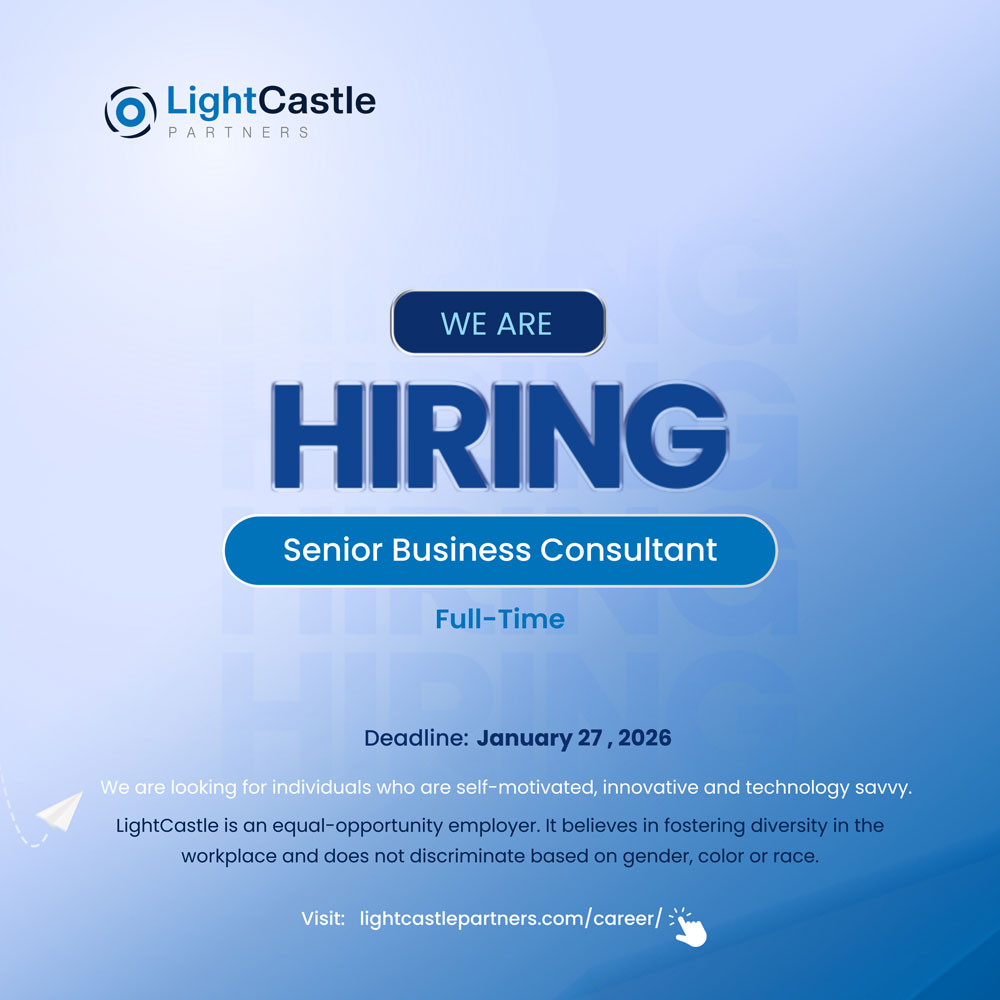 Re-advertised: Senior Business Consultant (Ecosystem & Investments) 