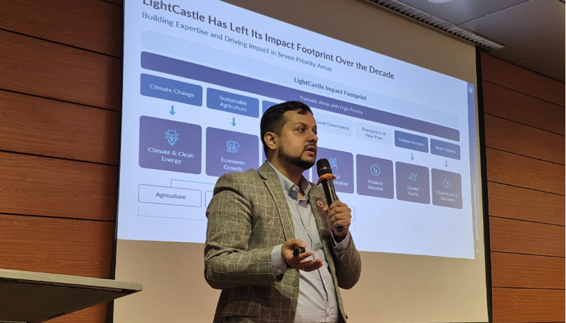Omar Farhan Khan, Principal Business Consultant & Portfolio Manager, provided an overview of LightCastle’s Ecosystem & Investments portfolio