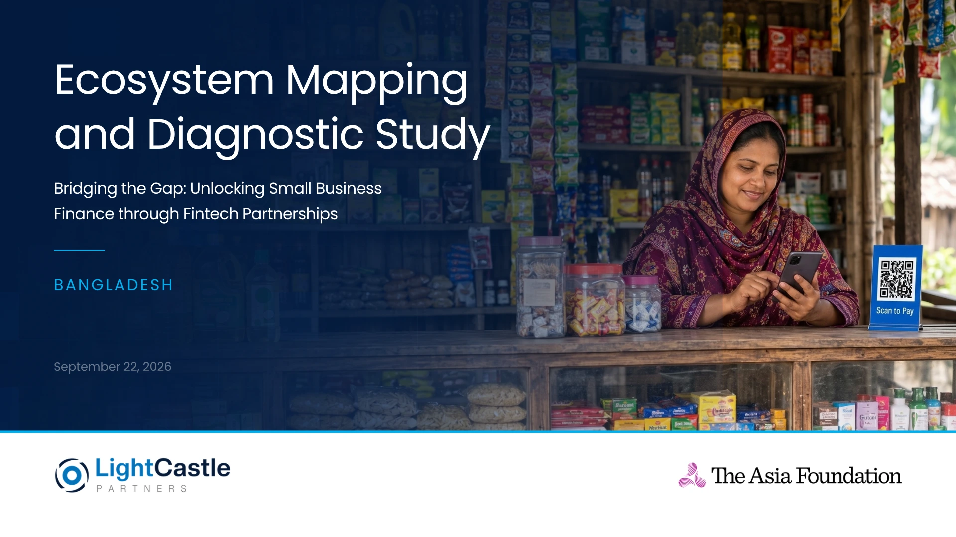 Ecosystem Mapping and Diagnostic Study on Bridging the Gap in Small Business Finance through Fintech Partnerships